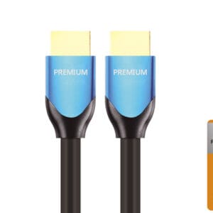 Premium High Speed HDMI Cable With Ethernet, Blue (PC-8)